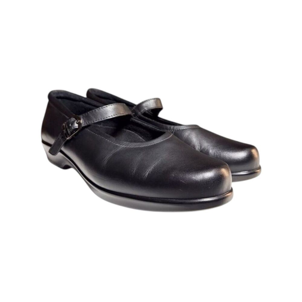 SAS Maria Mary Jane Leather Shoes Black Tripad Comfort Size 11